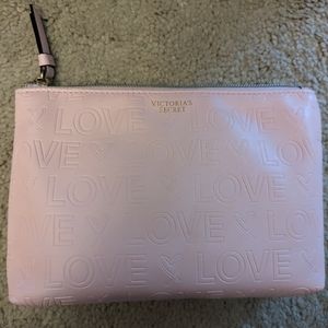 VICTORIA'S SECRET 'love' cosmetic bag